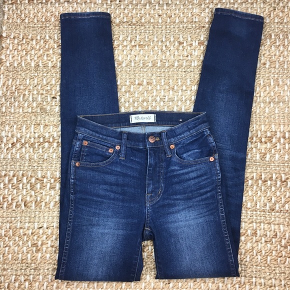 Madewell 9” High Riser Skinny Skinny Jeans 24 tall - Picture 1 of 8